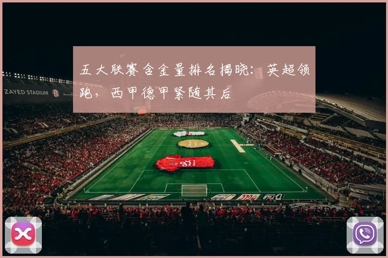 五大联赛含金量排名揭晓：英超领跑，西甲德甲紧随其后